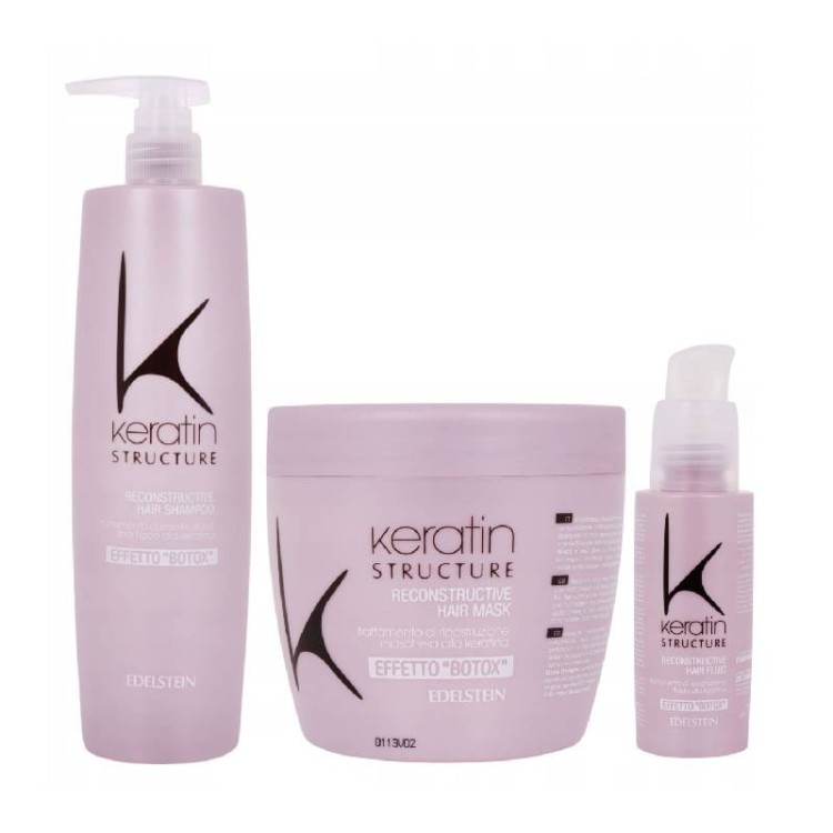 Edelstein Keratin structure szampon 750ml + maska 500ml+ Fluid BOTOX 100ml.jpg