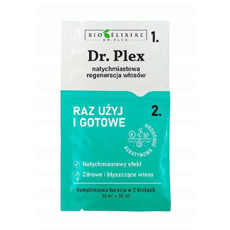 Bioelixire Dr. Plex natychmiastowa regeneracja włosów 10ml + 30ml Saszetka.jpg