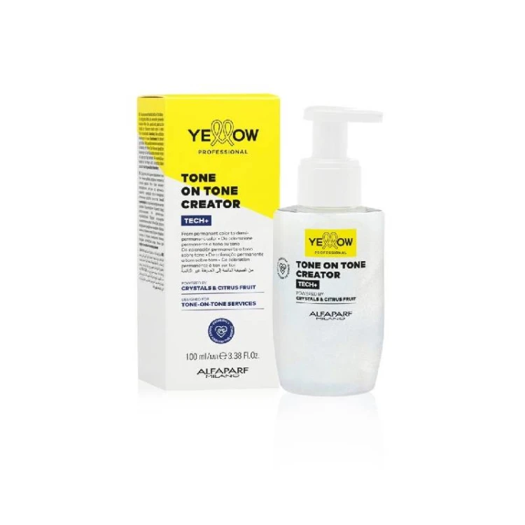 Yellow Professional Creator, dodatek do permanentnych farb do włosów, ton-w-ton, 100ml.jpg