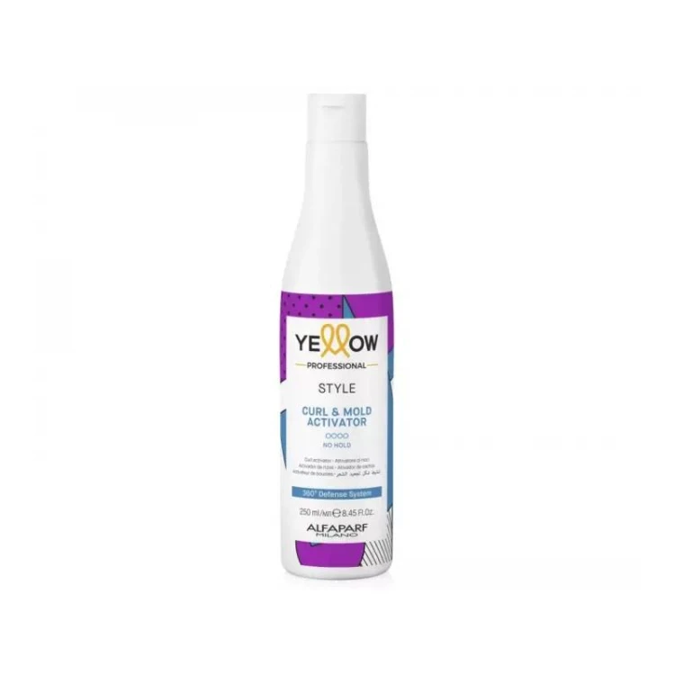 Yellow Professional Style Curl &amp; Mold Activator, aktywator do loków, 250ml.jpg