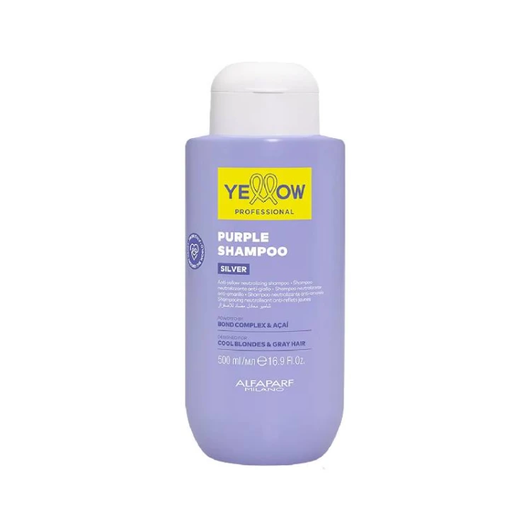 Yellow Professional Silver, szampon odświeżający do włosów blond, farbowanych oraz siwych, 500ml(3).jpg