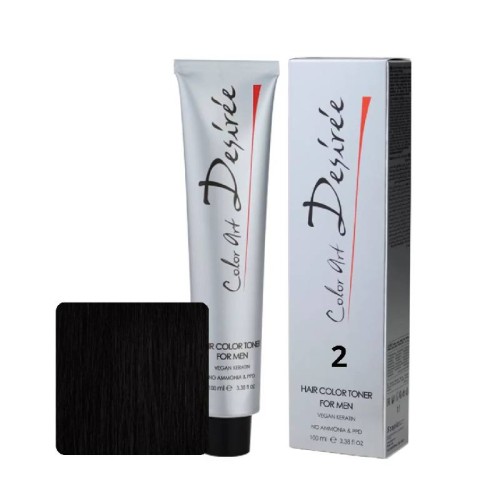 STAPIZ Color Art Desiree Toner koloryzujący do włosów i brody dla mężczyzn MEN - Bardzo ciemny brąz - 100 ml - 2.jpg
