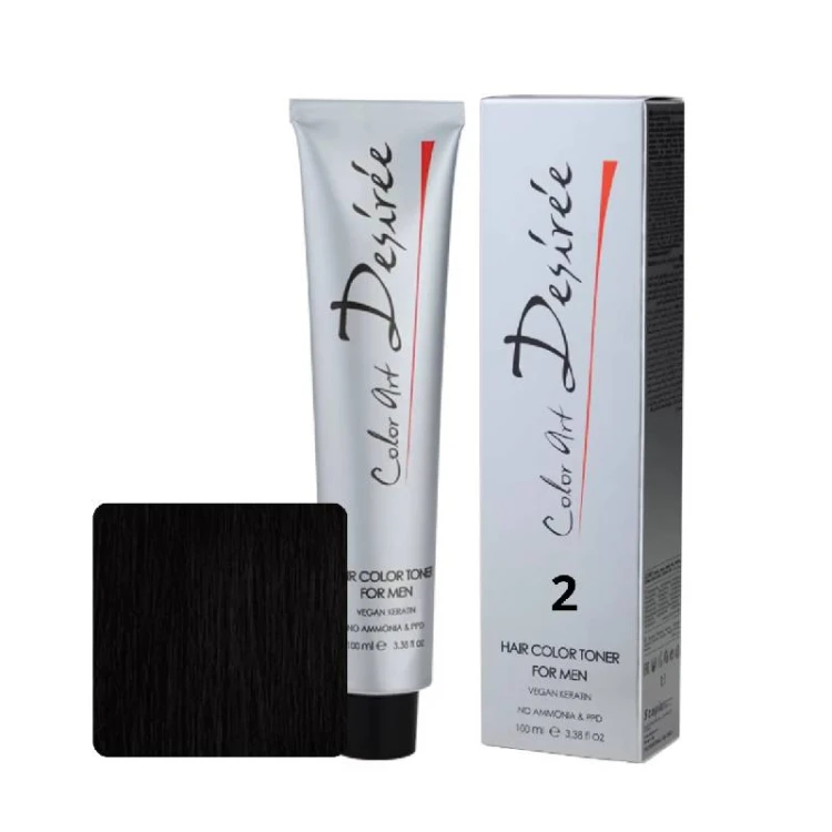 STAPIZ Color Art Desiree Toner koloryzujący do włosów i brody dla mężczyzn MEN - Bardzo ciemny brąz - 100 ml - 2.jpg