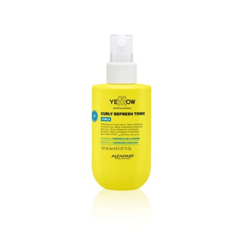 Yellow professional curls refresh tonic odświeżający spray do włosów falowanych i kręconych 150ml.jpg
