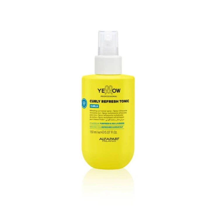 Yellow professional curls refresh tonic odświeżający spray do włosów falowanych i kręconych 150ml.jpg