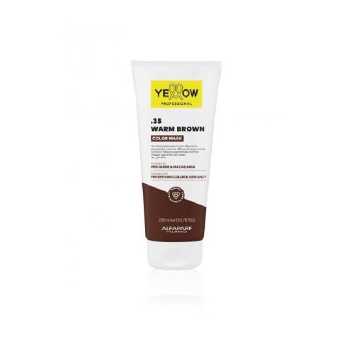 Yellow Professional Color Care, pigment maska wzmacniająca kolor, .35 ciepły brąz, 250ml.jpg